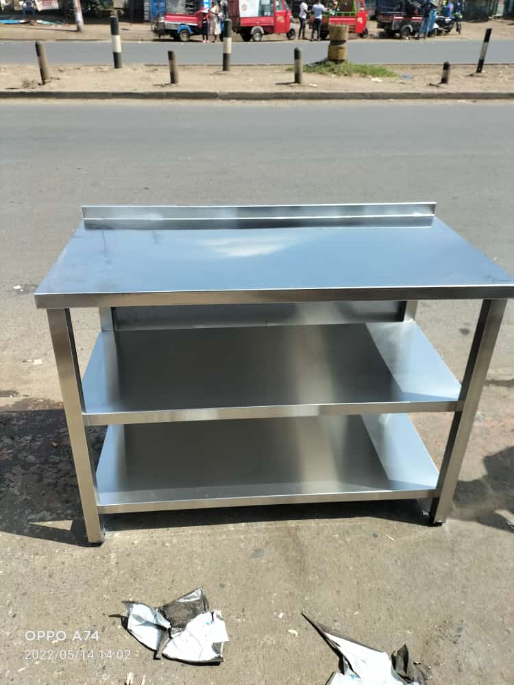 High-Quality Stainless Steel Serving Table